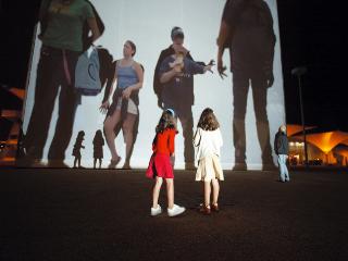 SAPPHIRE '02 Lisbon 2002 - Media Art: Body Movies, interactive installation by Rafael Lozano-Hemmer